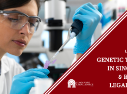 woman doing a genetic test