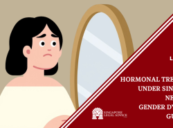 girl staring at herself in the mirror, looking worried